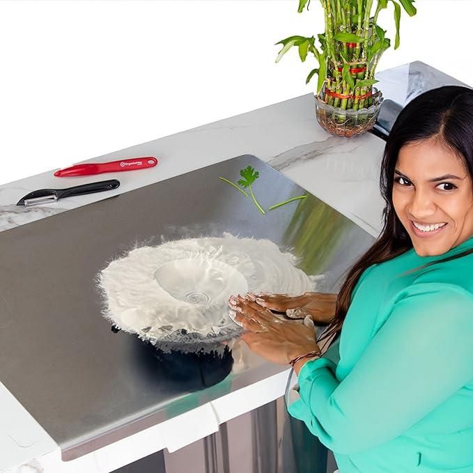 Mom’s Choice Stainless Steel Chopping Board