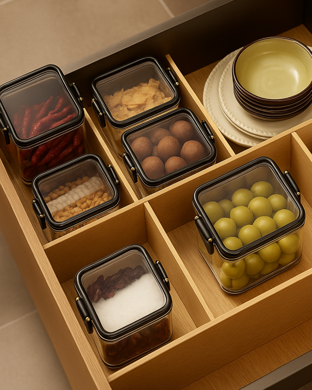 Indian Mom's Choice Air Tight Containers.